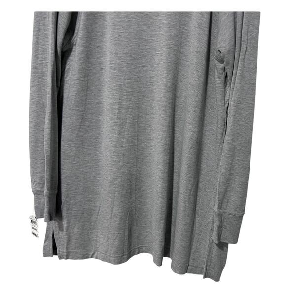 ALFANI WOMENS SMALL CASUAL LOUNGE SHRUG CARDI WRAP POCKETS HEATHER GRAY NEW! - Picture 7 of 11